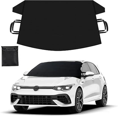 💥Anti-icing and snow proof windshield cover | Windshield protector for cars, SUVs and trucks | Secure fit, waterproof and snowproof.