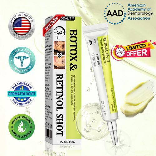 ‼️Last Day Promotion 70% OFF‼️ODALIT™ VitaBotox Firming Elixir | Reduces Marionette Lines, Nasolabial Folds, Deep Wrinkles & Loss of Firmness | Targets Age Spots & Uneven Skin Tone | Dermatologically Tested & Made in USA